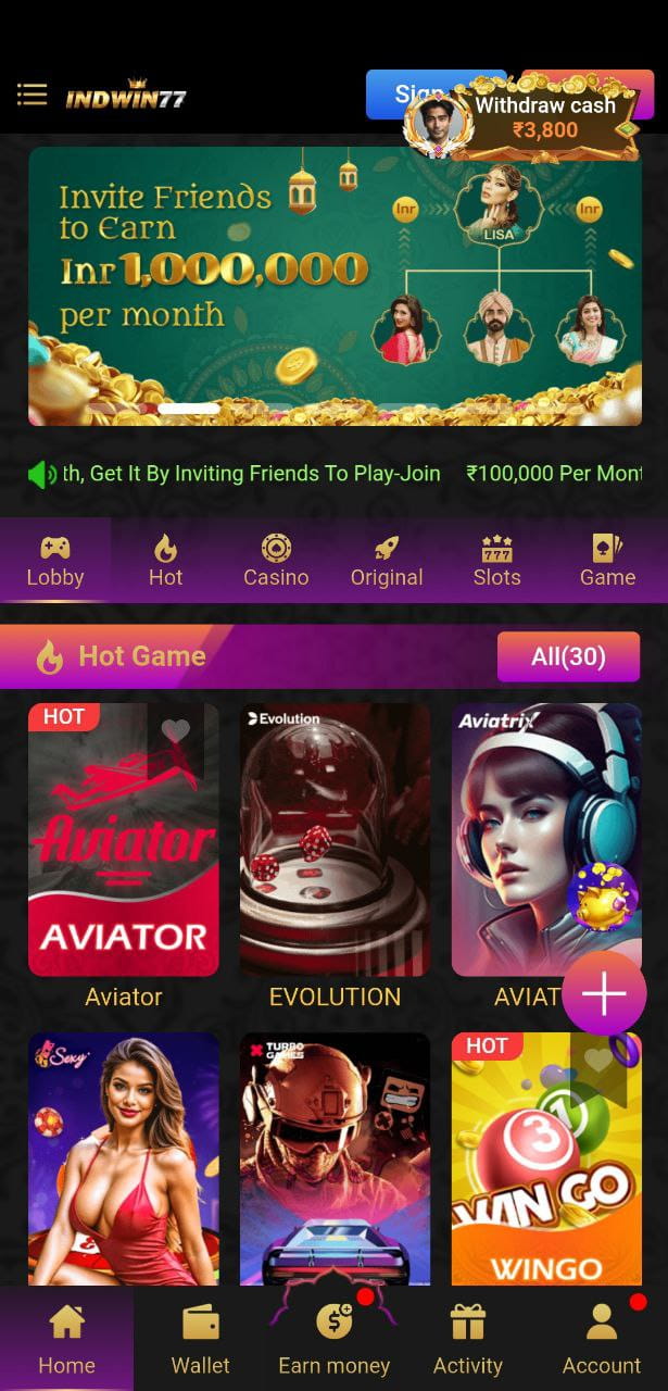 The third image of the app ,online betting platform with the best betting games with highest cash rewards